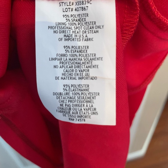 Cache Dress - Red - Perfect Condition - Size 4 - Picture 9 of 10